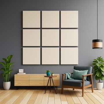 Акустическая панель SILENCE 58x58 см кремовая