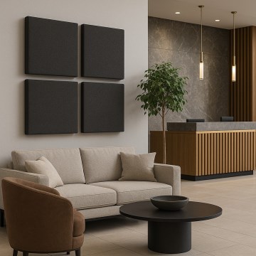 Акустична панель SILENCE 58x58 см антрацит