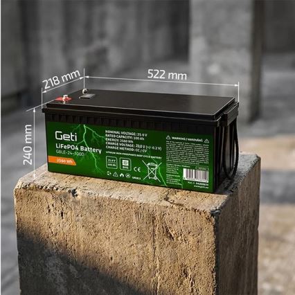 Аккумулятор LiFePO4 25,6V/100Ah