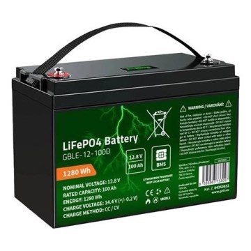 Аккумулятор LiFePO4 с дисплеем 12,8V/100Ah