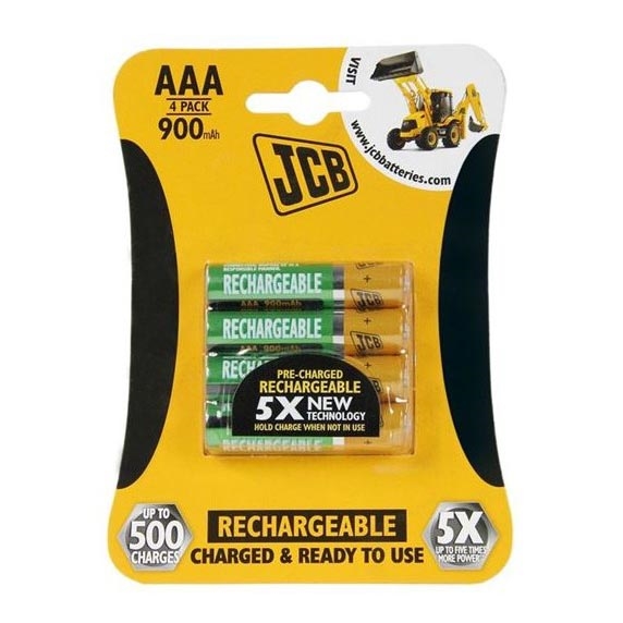 Аккумуляторные батарейки AAA NiMH/900mAh/1,2V 4 шт.