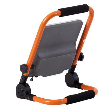 Светодиодный диммируемый аккумуляторный прожектор со штативом LED/50W/3,2V 4500K 5000 mAh IP65 оранжевый