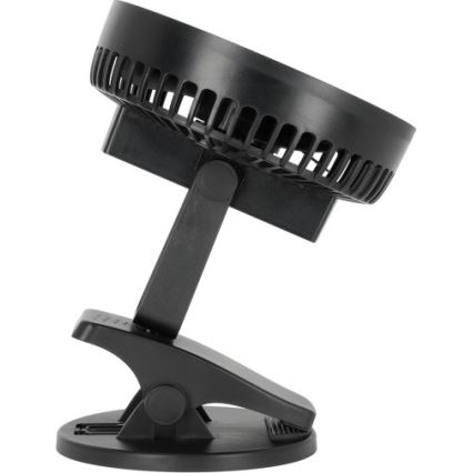 Аккумуляторный настольный вентилятор с зажимом VIENTO 6W/5V 2000 mAh черный