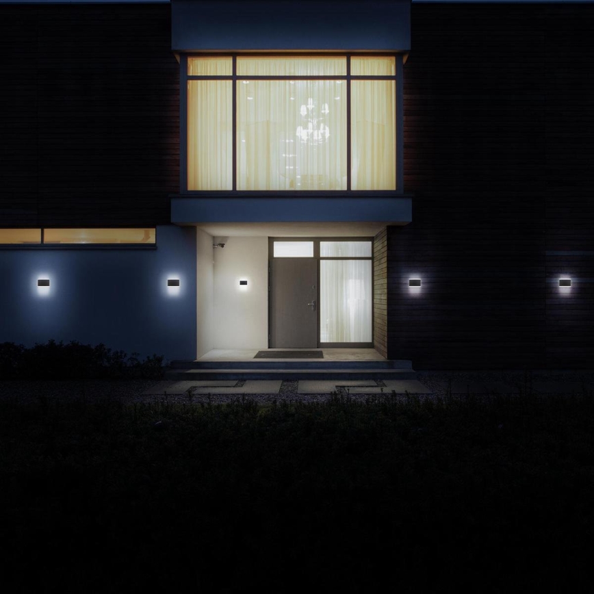 B.K. Licht 1184 - Вуличний світлодіодний настінний світильник 2xLED/3,5W/230V IP44 4000K