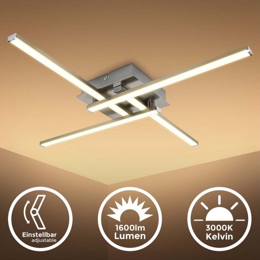 B.K. Licht 1315 - Світлодіодний стельовий світильник 4xLED/5W/230V