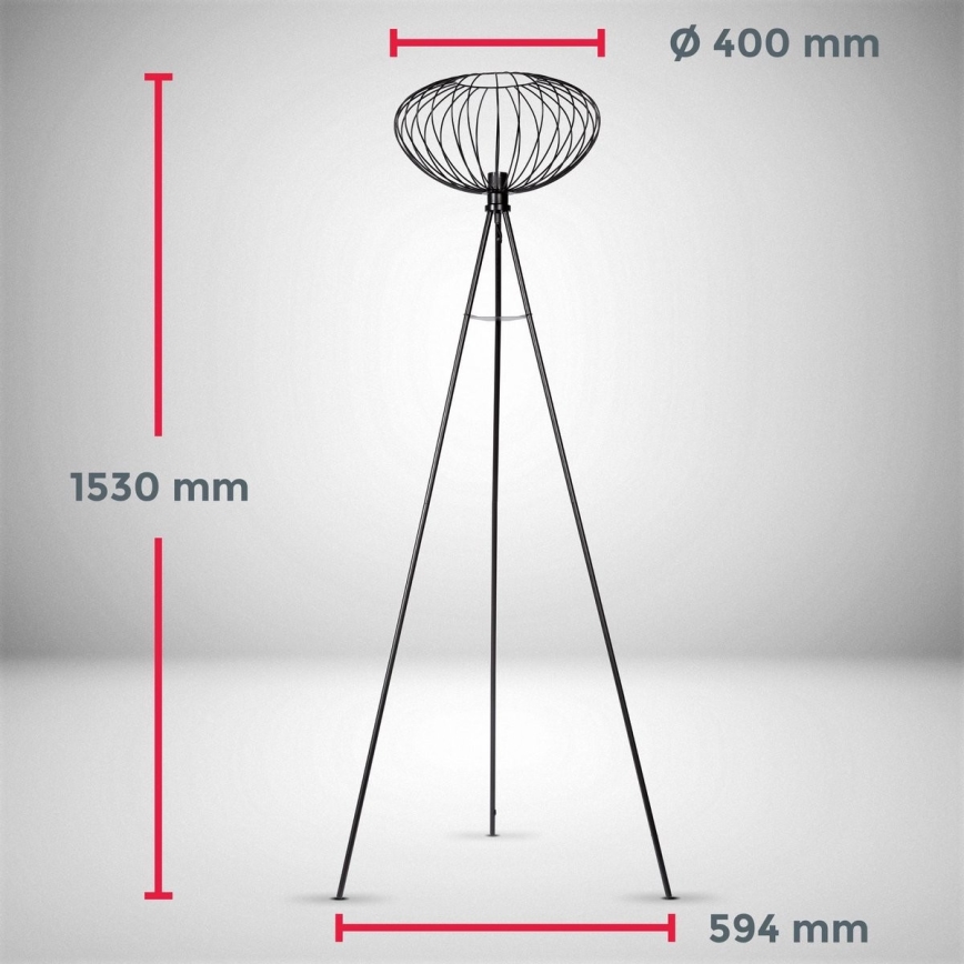 B.K. Licht 1470 - Торшер RETRO 1xE27/40W/230V