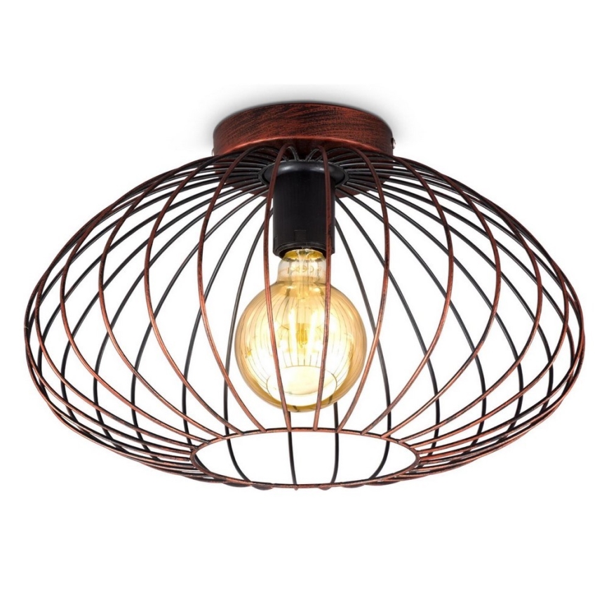 B.K. Licht 1471 - Поверхностно-монтируемая люстра RETRO 1xE27/40W/230V медь