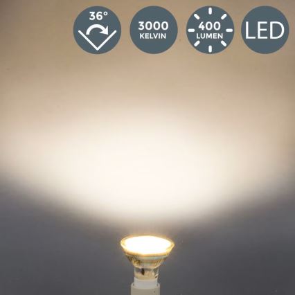 B.K.Licht - Набір із 10 світлодіодних ламп GU10/5W/230V 3000K