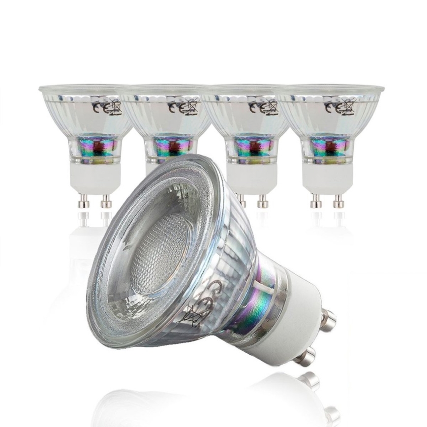 B.K.Licht - Набір із 5 LED-ламп GU10, 5 Вт, 230 В, 3000 К
