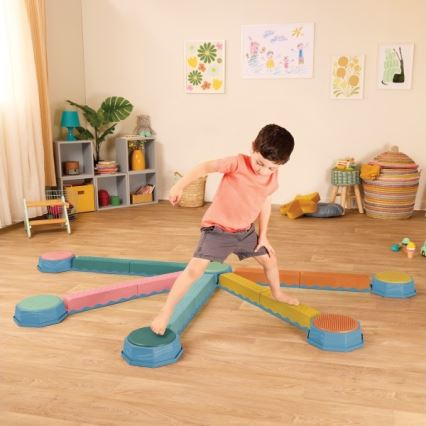 B-Toys - Балансувальні камені для дітей BALANCE & HOP 6 шт.