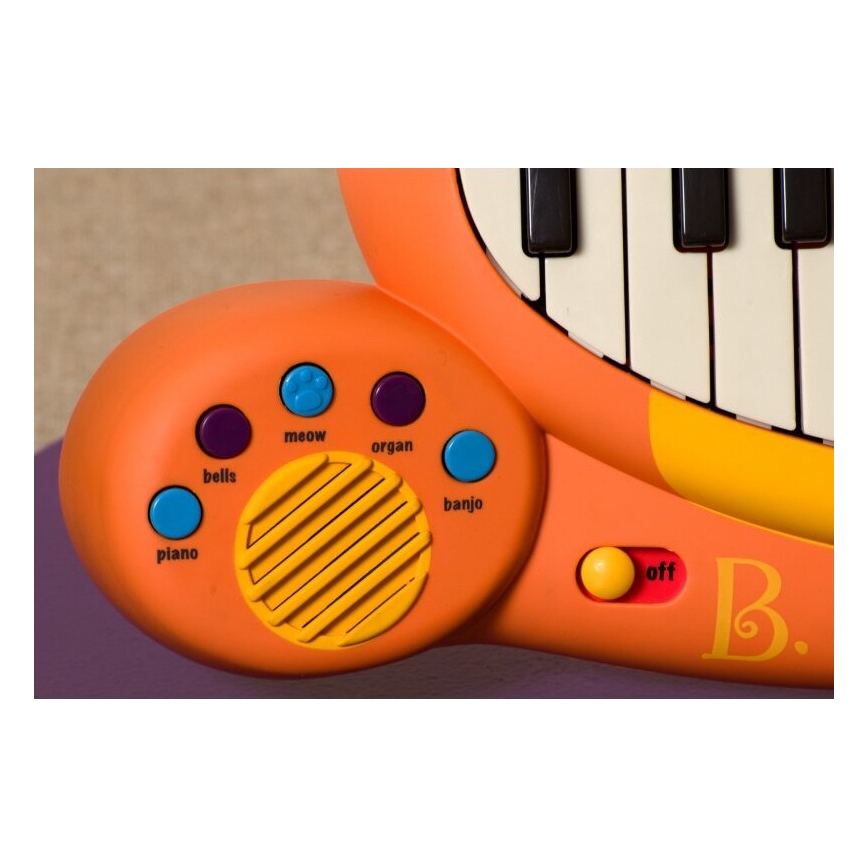 B-Toys - Дитяче піаніно з мікрофоном Кішка 4xAA