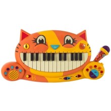 B-Toys - Дитяче піаніно з мікрофоном Кішка 4xAA
