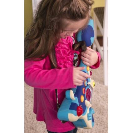 B-Toys - Дитяча електронна гітара Песик Woofer 3xAA