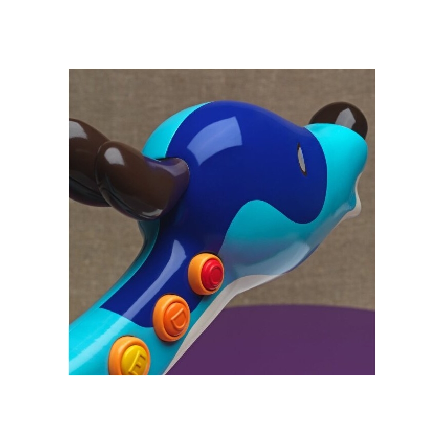 B-Toys - Дитяча електронна гітара Песик Woofer 3xAA