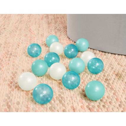 B-Toys - Дитячий сухий басейн із кульками діаметр 89 cm сірий/бірюзовий