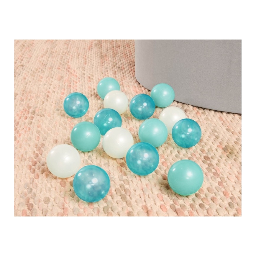 B-Toys - Дитячий сухий басейн із кульками діаметр 89 cm сірий/бірюзовий