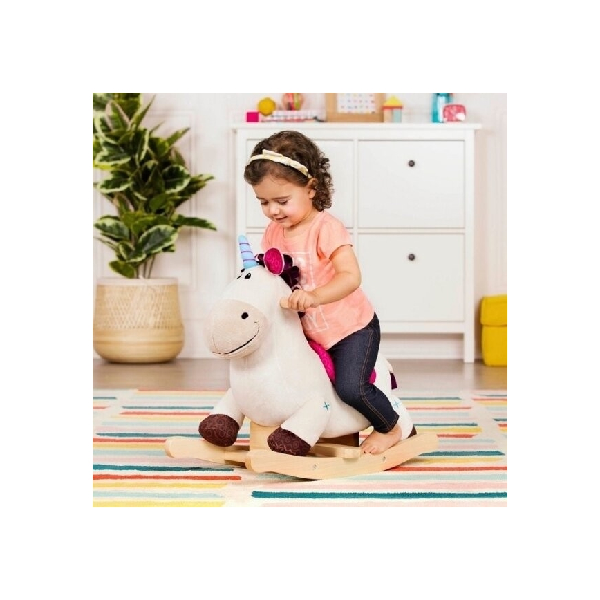 B-Toys - Единорог-качалка DILLY DALLY тополь