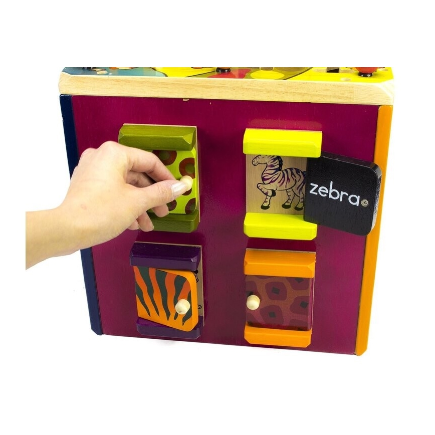 B-Toys - Интерактивный куб Zoo каучуковое дерево
