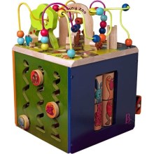 B-Toys - Интерактивный куб Zoo каучуковое дерево