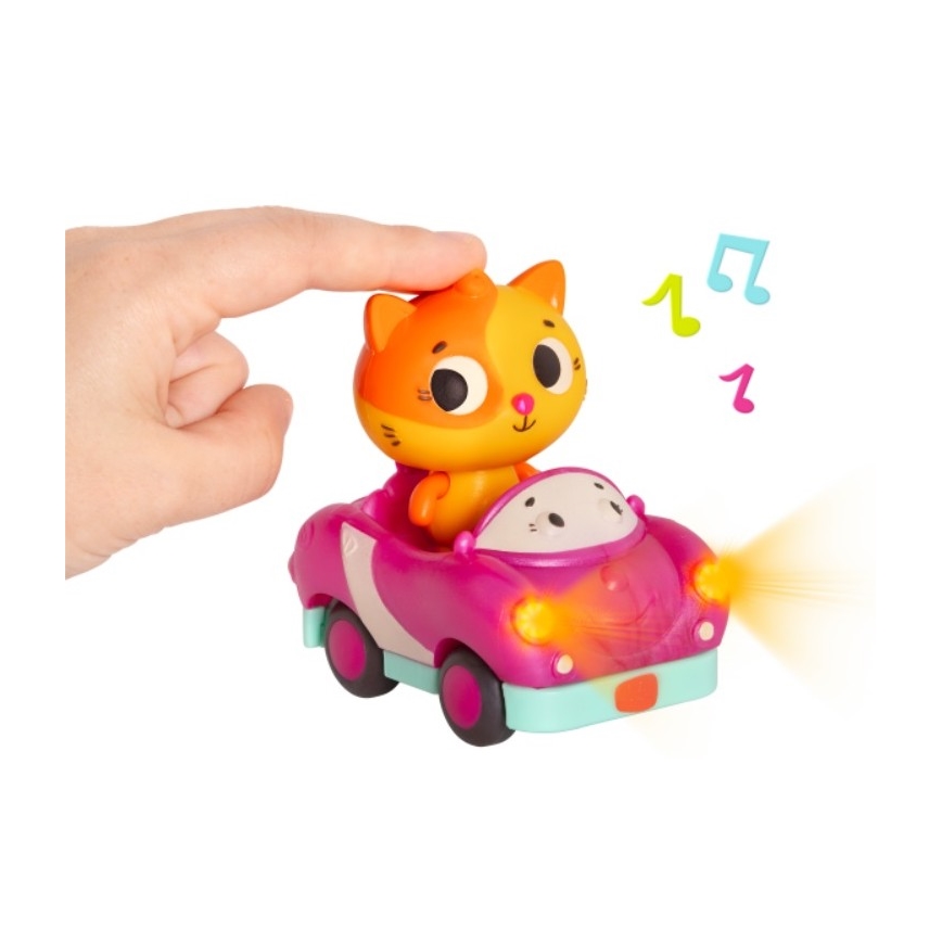 B-Toys - Машинки з підсвіткою та мелодією 3xAG13