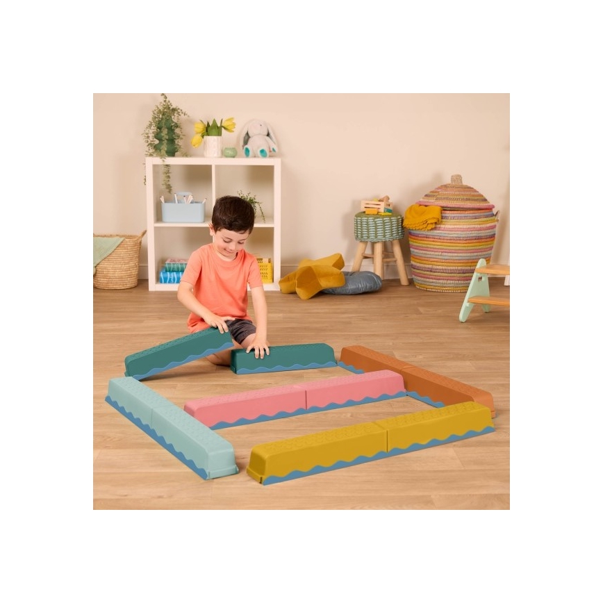 B-Toys - Obstacle course BALANCE & HOP 10 шт.