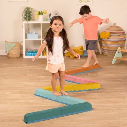 B-Toys - Obstacle course BALANCE & HOP 10 шт.