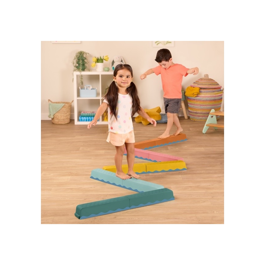 B-Toys - Obstacle course BALANCE & HOP 10 шт.