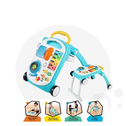 Baby Einstein - Ходунки с игровой панелью 4в1 MUSICAL MIX ‘N ROLL 3xAA