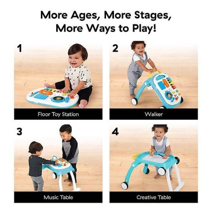 Baby Einstein - Ходунки з ігровою панеллю 4в1 MUSICAL MIX ‘N ROLL 3xAA