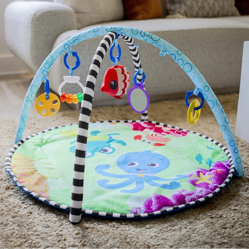 Baby Einstein - Детский игровой коврик с водяным ковриком 2в1 SEA FLOOR EXPLORERS