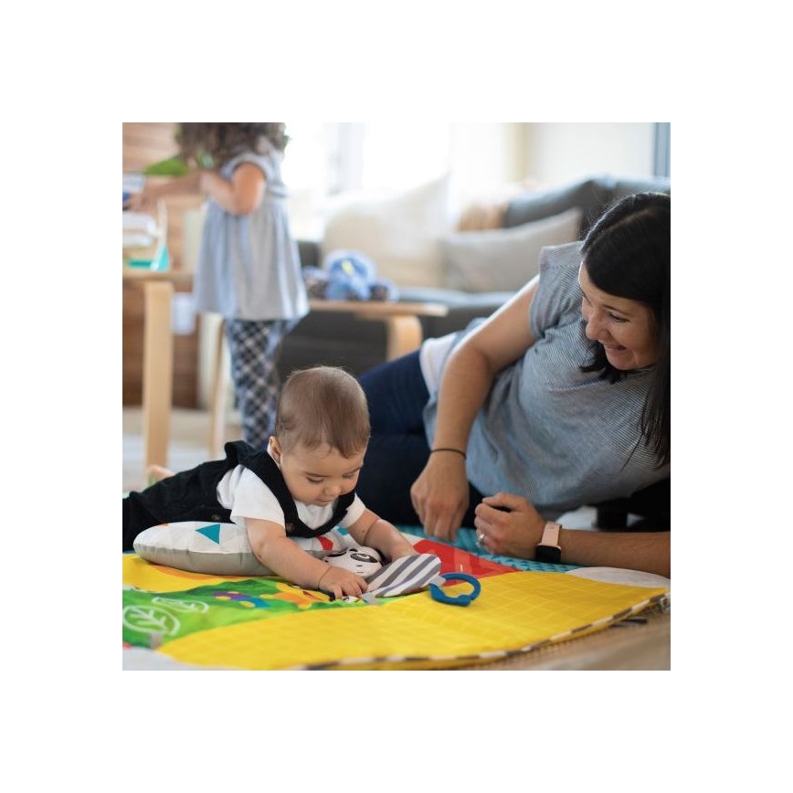 Baby Einstein - Дитячий ігровий килимок 5в1 PATCH'S COLOR PLAYSPACE 3xAAA
