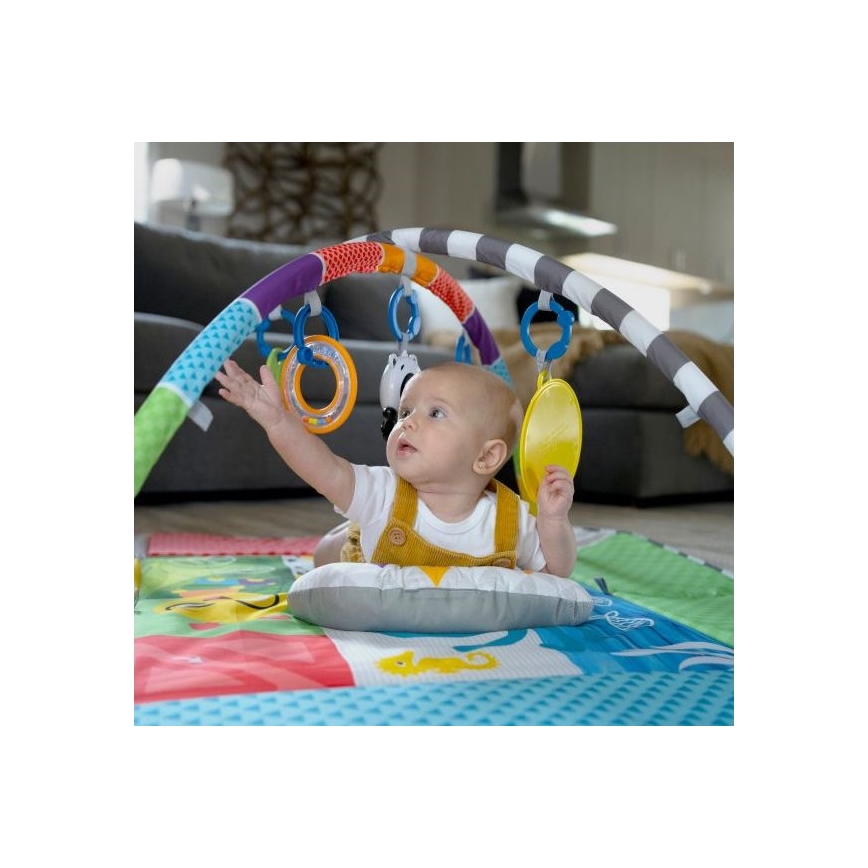 Baby Einstein - Дитячий ігровий килимок 5в1 PATCH'S COLOR PLAYSPACE 3xAAA
