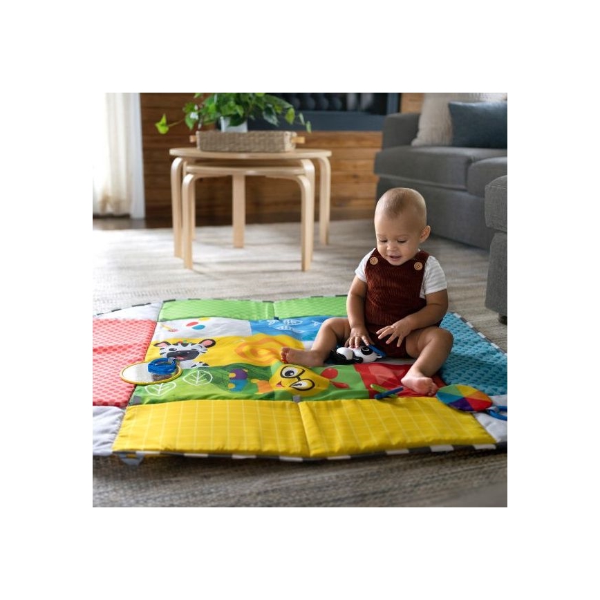 Baby Einstein - Дитячий ігровий килимок 5в1 PATCH'S COLOR PLAYSPACE 3xAAA
