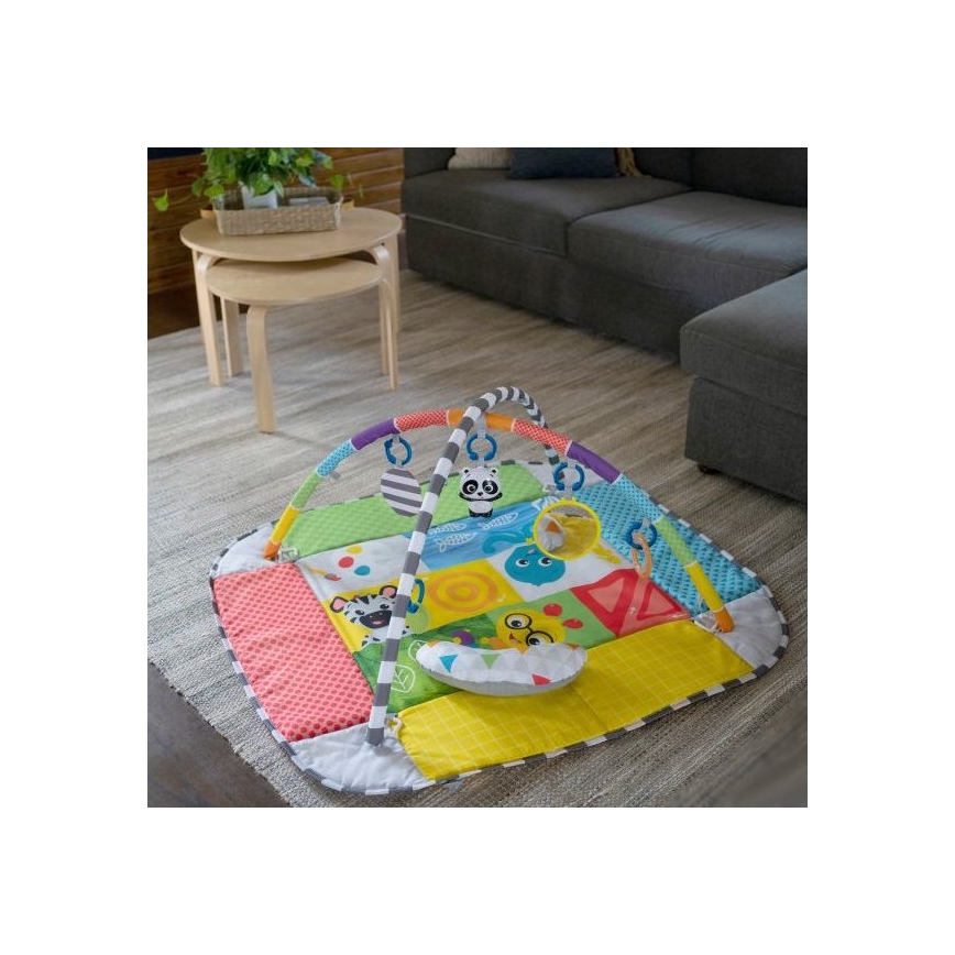 Baby Einstein - Дитячий ігровий килимок 5в1 PATCH'S COLOR PLAYSPACE 3xAAA