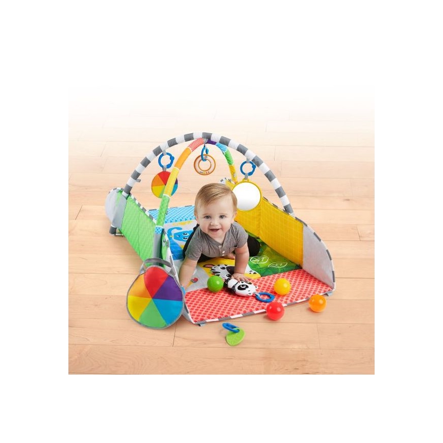 Baby Einstein - Дитячий ігровий килимок 5в1 PATCH'S COLOR PLAYSPACE 3xAAA