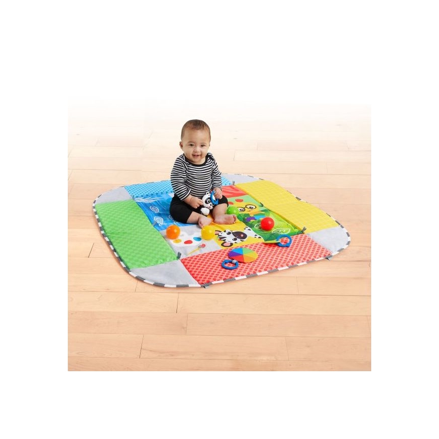 Baby Einstein - Дитячий ігровий килимок 5в1 PATCH'S COLOR PLAYSPACE 3xAAA