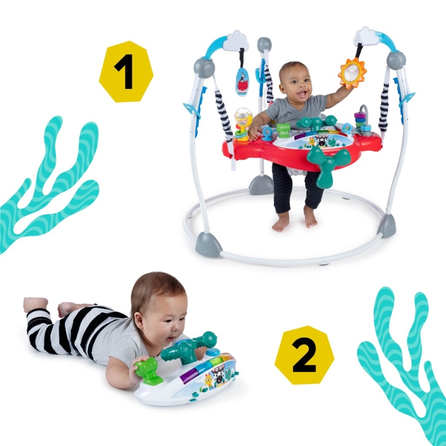 Baby Einstein - Игровой центр-прыгун 2в1 OCEAN EXPLORERS
