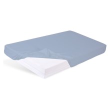 BABYMATEX - Защитный чехол для кровати с резинкой BAMBOO 60x120 см синий