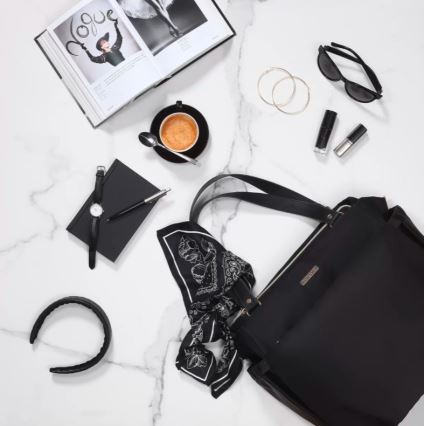 BabyOno - Пеленальная сумка для коляски Coco черный