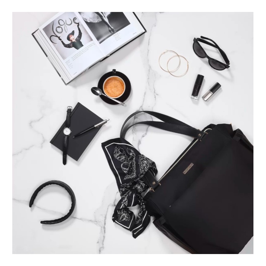 BabyOno - Пеленальная сумка для коляски Coco черный