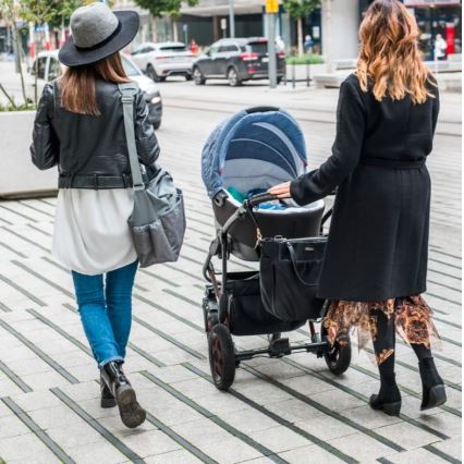 BabyOno - Пеленальная сумка для коляски Coco черный