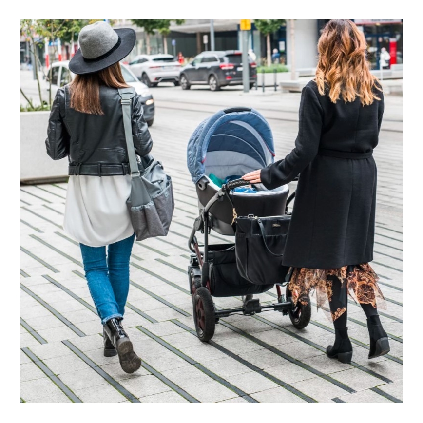 BabyOno - Пеленальная сумка для коляски Coco черный