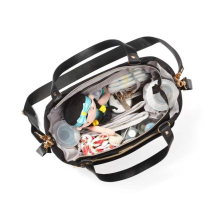 BabyOno - Пеленальная сумка для коляски Coco черный