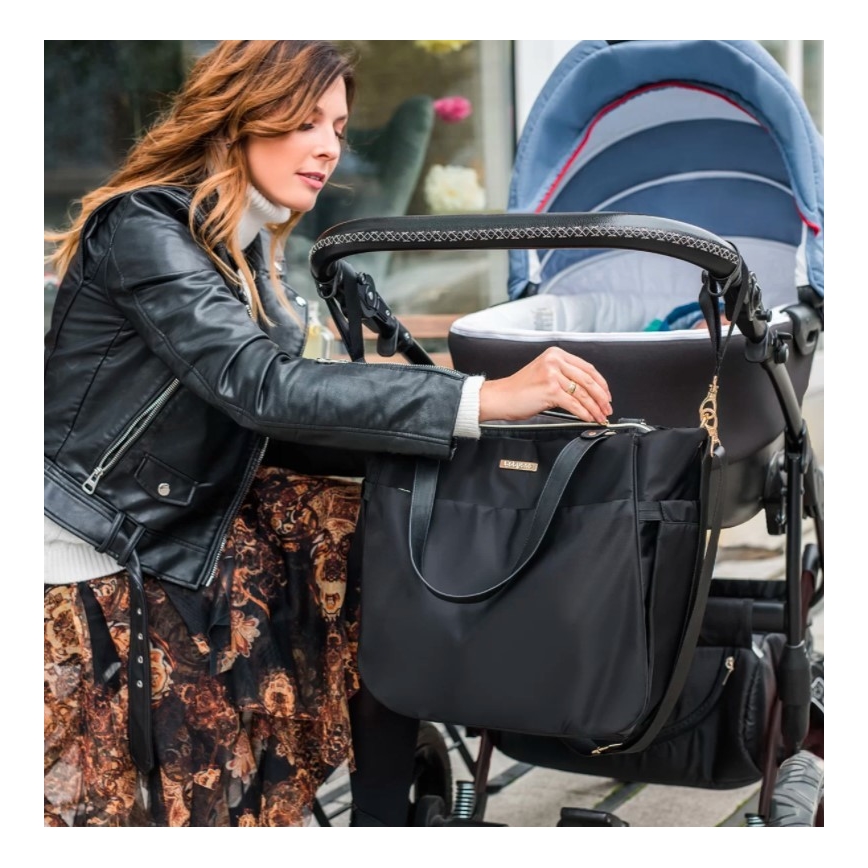 BabyOno - Сумка для сповивання для дитячого візочка Coco чорний