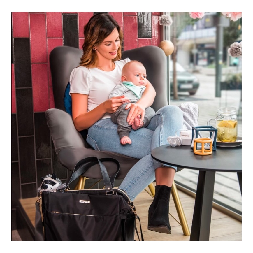 BabyOno - Сумка для сповивання для дитячого візочка Coco чорний