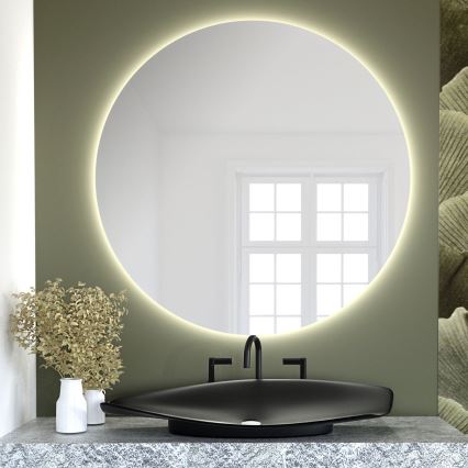 Baltica Design - LED настенное зеркало для ванной с подсветкой BRIGHT LED/15 Вт/230 В 3000K Ø 100 см IP65