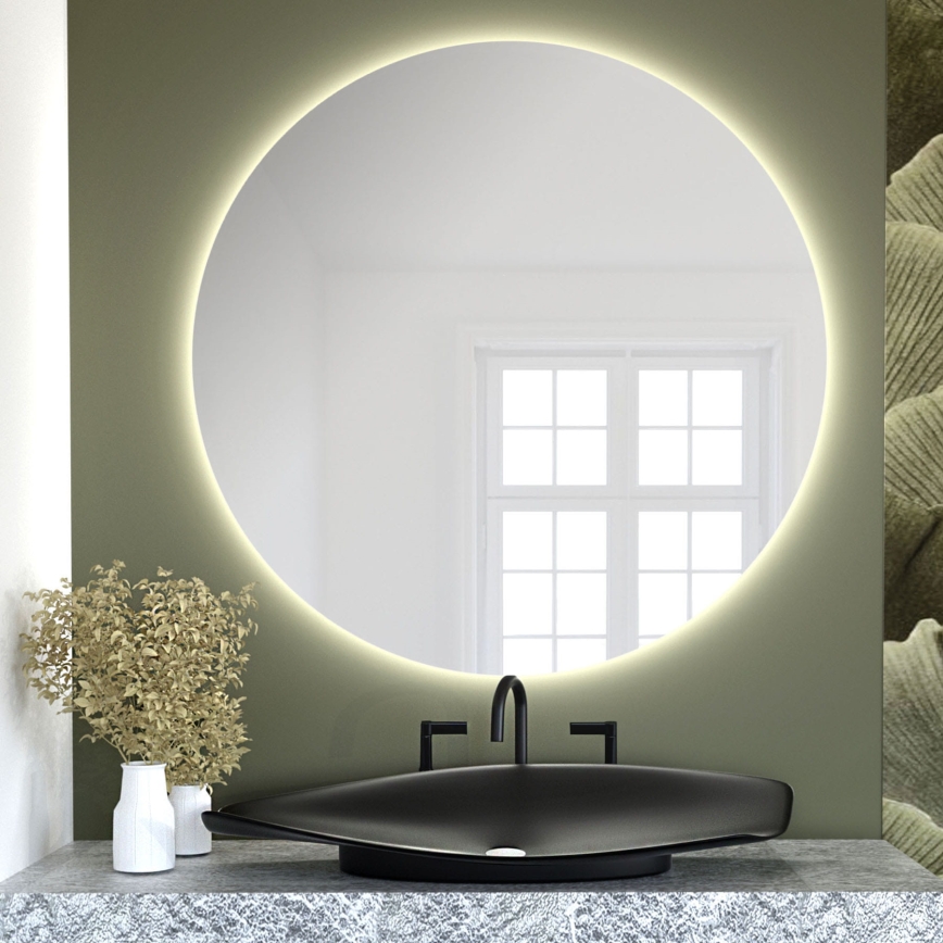 Baltica Design - LED настенное зеркало для ванной с подсветкой BRIGHT LED/15 Вт/230 В 3000K Ø 100 см IP65