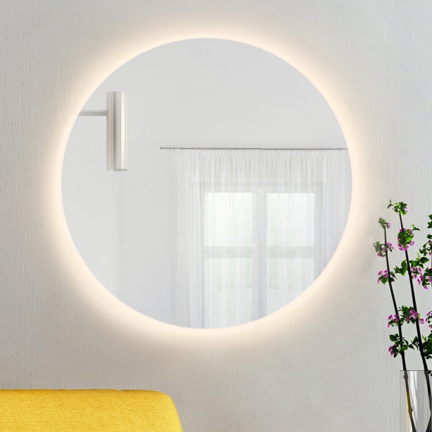 Baltica Design - Настенное LED-зеркало для ванной с подсветкой BRIGHT LED/15W/230V 3000K диам. 80 см IP65