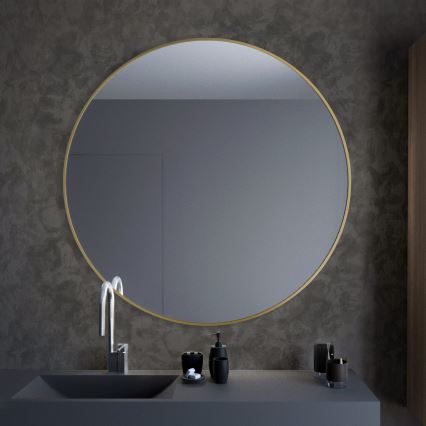 Baltica Design - Настенное зеркало TINY BORDER, диаметр 60 см, золотое