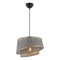 BARETTE Pendant Light 1xE27/60W/230V Grey/Gold